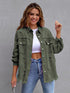 Distressed Drop Shoulder Denim Jacket