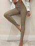 Ribbed Mid Waist Leggings