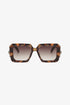 Polycarbonate Frame Square Sunglasses