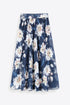 Floral Tie-Waist Skirt