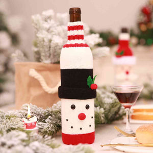 Christmas Wine Bottle Cover