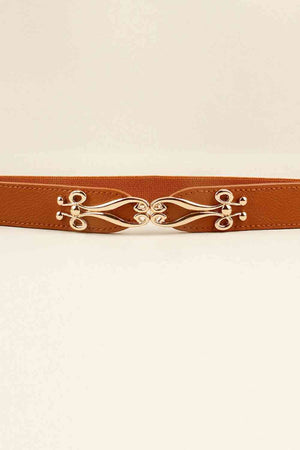 Alloy Buckle Elastic Belt