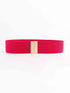 Alloy Buckle Elastic Belt