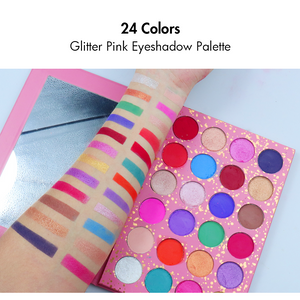 Glitter Pink Eyeshadow Palette