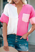 Color Block Textured Blouse