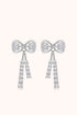 1.12 Carat Moissanite 925 Sterling Silver Bow Earrings